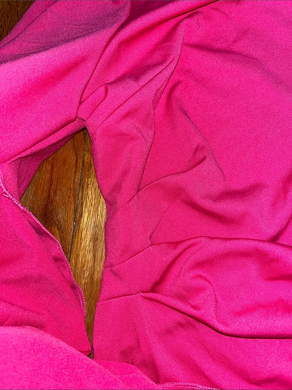 SHEIN pink asymmetrical